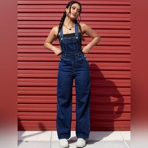 SHEIN Blue Denim Jumpsuit